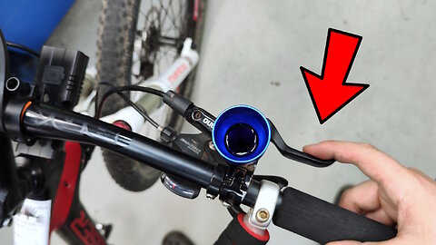How to quickly pump the hydraulic brake on a bicycle