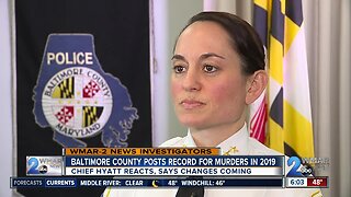 Baltimore County Chief pledges changes to combat record murder rate