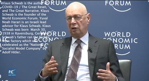 The Great Reset | Klaus Schwab and Yuval Noah Harari "I Am Convinced That We Will Destroy Alot of Employment, Just Look At the Bank Employees and So On...If You Are Left Behind They Won't Even Need You As a Serf or a Slave."