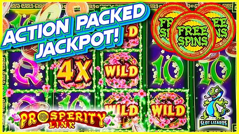 ACTION PACKED SURPRISE JACKPOT AWESOMENESS!!! Prosperity Link Wan Shi Ru Yi Slot HIGHLIGHT