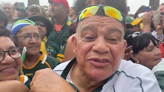 SOUTH AFRICA - Cape Town - Springbok World Cup Rugby Trophy tour (Video) (isq)