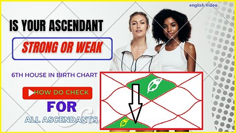 Is Your Ascendant ☀️❤Weak & Strong |🤙🏿 How do know Ascendant is Strong🥮 or Weak😏