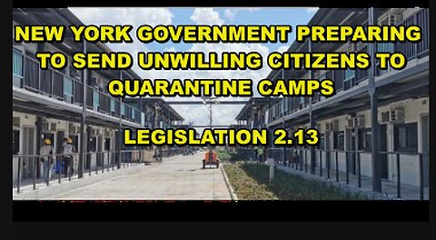 GOVERNMENT NOW HAS LEGAL AUTHORITY TO REMOVE RESIDENTS FROM THEIR HOMES AND FORCE THEM INTO CAMPS...