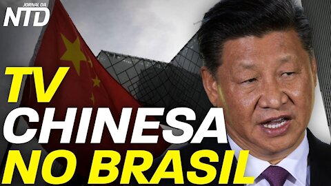 Mídia estatal chinesa banida na Europa continua atuando no Brasil | Jornal da NTD