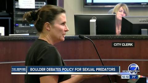 Boulder City Council holds special meeting on boundaries for sexually violent predators