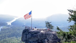 Hiking Chimney Rock State Park, NC