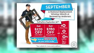 Exclusive MHL Deals on Windows and Patio Doors from Renewal by Andersen