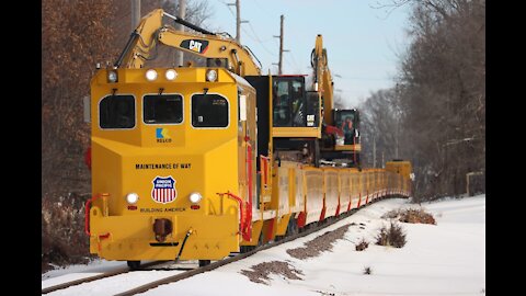 Brand New Maintenance Train at Work