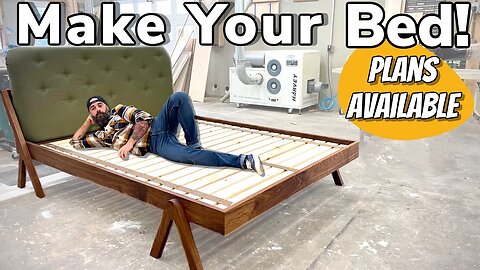 Ultimate DIY Bed Build || Easy Wooden Bed Plans