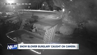 Snow blowers allegedly stolen from Clarence business