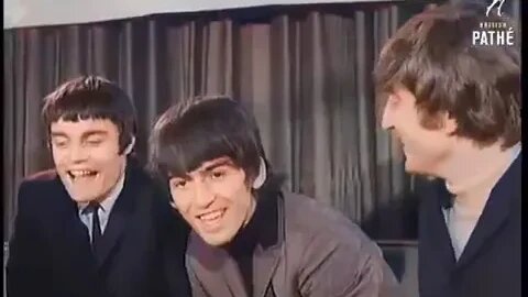Australia Interview The Beatles Colorized 1964