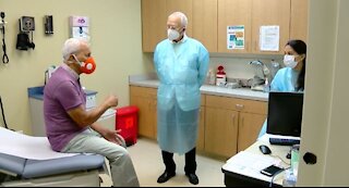 Volunteers at Caridad Center caring for the community