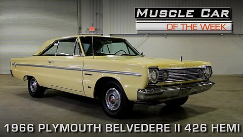 1966 Plymouth Belvedere II 426 Hemi Muscle Car Of The Week Video Episode #178