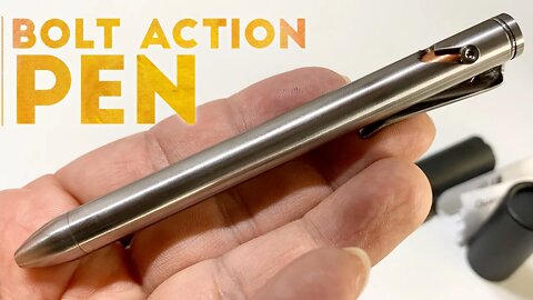Polished Titanium Bolt-Action REFYNE Pen Review