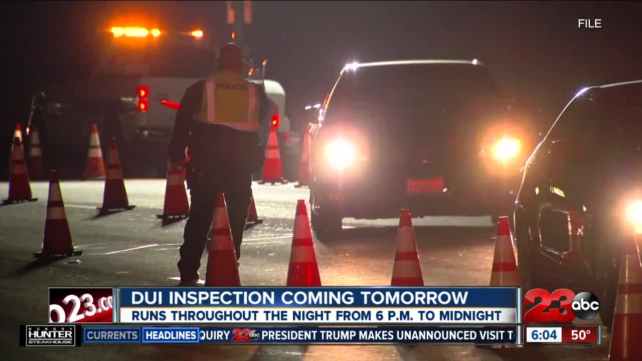 Bakersfield Police Department DUI Checkpoint