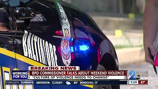 BPD Commissioner talks about weekend violence