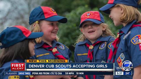 Girls can now join the Cub Scouts