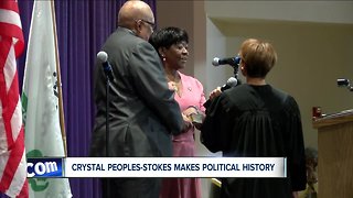 Peoples-Stokes sworn in as majority leader