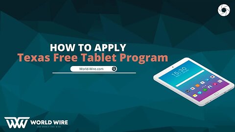 How to apply for Texas Free Tablet Program | Free Tablet Program #texas #free_tablet_for_student