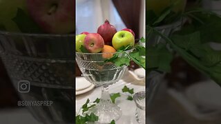 Holiday Tablescape Jewish New Year Shana Tova