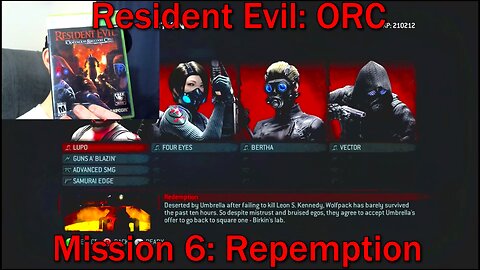 Let's Play Resident Evil: Operation Raccoon City- Mission 6- Redemption