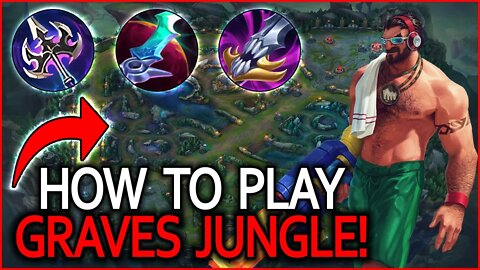 How to play Graves like a Challenger! Best Graves jungle clear!#leagueoflegends