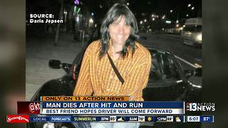 Man dies after being struck in hit and run