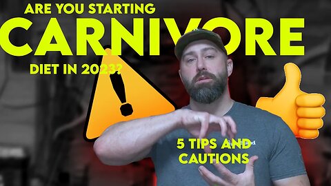 5 TIPS for Going Carnivore in 2023 and Beyond! - Better, Faster, Stronger!