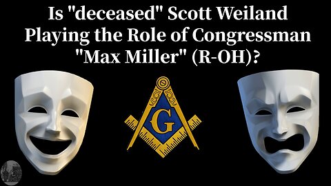 Is "deceased" Scott Weiland playing the Role of Congressman Max Miller (R-OH)?