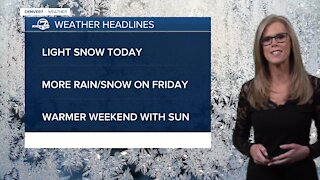 More snow for Friday in Denver