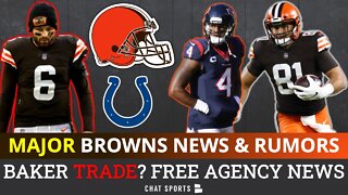 Browns Rumors: Baker Mayfield Trade To Colts? Latest Deshaun Watson Rumors + Browns News