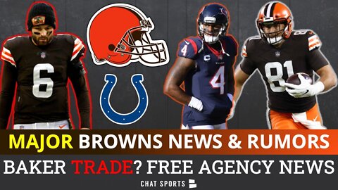 Browns Rumors: Baker Mayfield Trade To Colts? Latest Deshaun Watson Rumors + Browns News