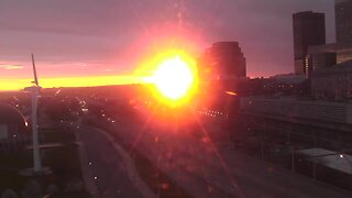 Timelapse of Thursday's sunrise over Cleveland