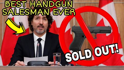 Trudeau's handgun freeze BACKFIRES! Canadians go gun shopping!