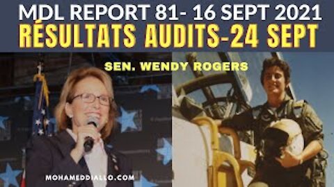 MDL REPORT 81- TRUMP AVERTIT LES PATRIOTES- ENFIN! LES RÉSULTATS DES AUDITS LE 24 SEPT!