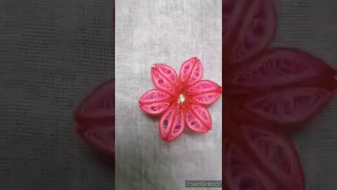 🌼 Beautiful 3D Paper Quilling Flower | ලස්සන ත්‍රිමාණ පේපර් කුවිලින් මලක් 🌼@chcreation moratuwa