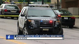 Woman arrested for shooting near MATC