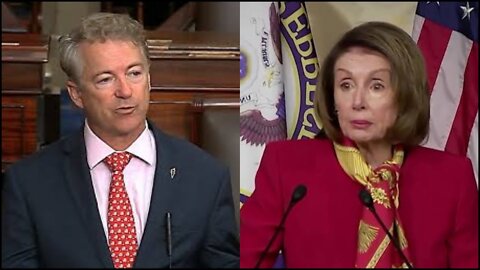 Rand Paul Gets Up And HUMILIATES Nancy Pelosi And The Entire Dems
