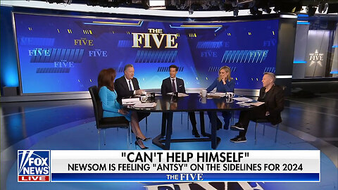 'The Five': Newsom Thinks Biden Needs Brain Enhancers