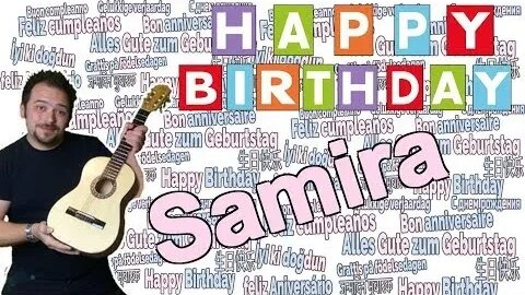 Happy Birthday, Samira! Geburtstagsgrüße an Samira