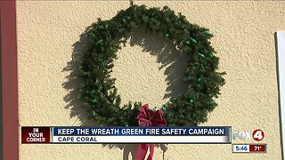 firefighters aim to 'Keep The Wreath Green' Cape Coral