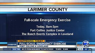 Northern Colorado emergency exercise today