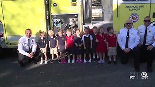 4-year-old Tequesta girl becomes firefighter for a day