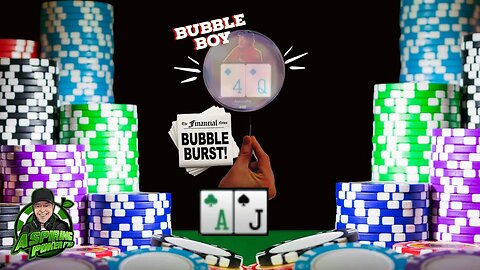 BUBBLE BOY COIN POKER TOURNAMENT!: Poker Vlog highlights #SHORTS