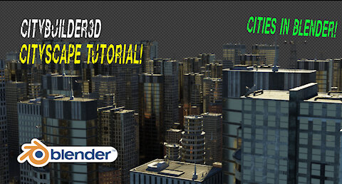 CityBuilding in Blender 3d: Tutorial using simple particle systems with city assets
