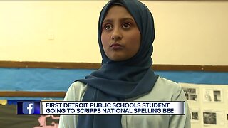 First ever Detroit public schools student in Scripps spelling bee