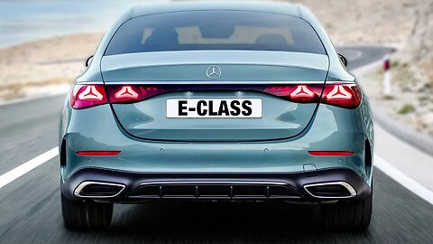 NEW Mercedes E-CLASS (2024) The Most High-Tech Midsize Sedan Ever