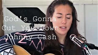 JOHNNY CASH | God's Gonna Cut You Down (Guitar Cover)