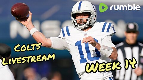 Colts vs. Bengals - Week 14 - Colts Livestream