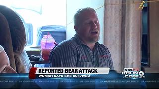 Tucson woman says she was attacked by a bear